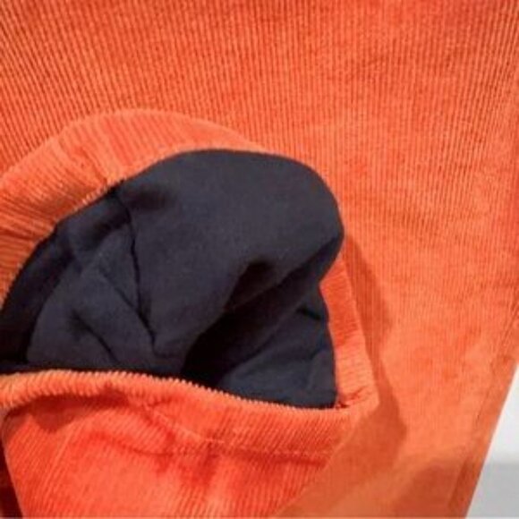 NWT Jacadi Corduroy Warm Cotton Casual Griffon Pants in Maple Orange - Picture 4 of 10